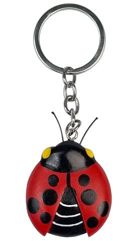 2Kids Toys Dřevěná klíčenka velká Beruška