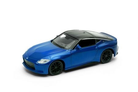 Welly Nissan Z 2023 1:34 modrá metalíza