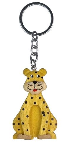 2Kids Toys Dřevěná klíčenka velká Leopard