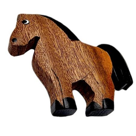 2Kids Toys Dřevěná magnetka velká Kůň