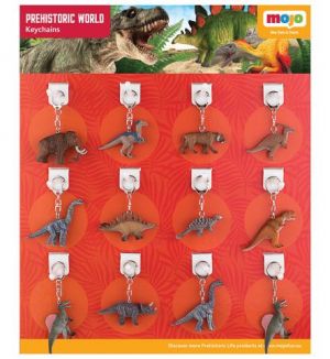 Mojo Displej 36 ks přívěsků na klíče - Prehistorická zvířata