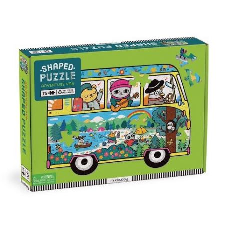 Mudpuppy Puzzle ve tvaru minbusu