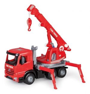Lena Autojeřáb Actros červený