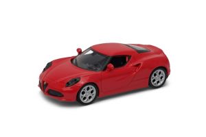 Welly Alfa 4C 1:34 červená