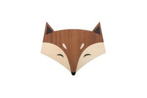 BeWooden Dekorace na zeď liška Eliška