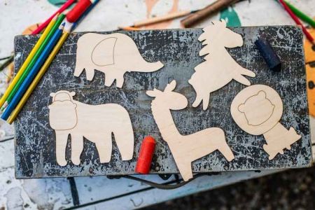 BeWooden Maluj a obkresluj - Divočina