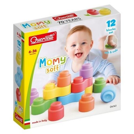 Quercetti Stavebnice Momy Soft 12 ks