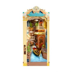 RoboTime 3D skládačka Zarážka na knihy Miniatura domečku Romantické Benátky