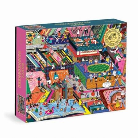 Galison Puzzle Román ze sousedství 1000 dílků
