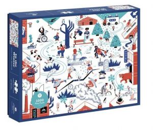 Chronicle Books Puzzle V zimě 1000 dílků