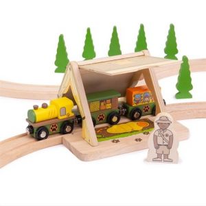Bigjigs Rail Safari stan Poškozený obal