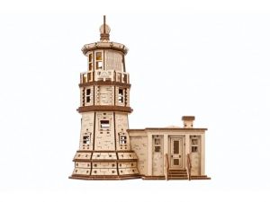 Ugears 3D dřevěné mechanické puzzle Maják Split Rock