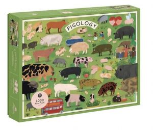Chronicle Books Puzzle Pigologie 1000 dílků - poškozený obal