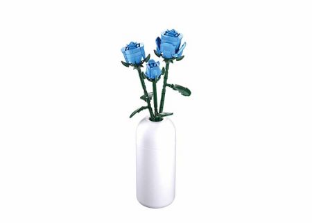 Sluban Flowers M38-B1101-11 Modrá růže ve váze