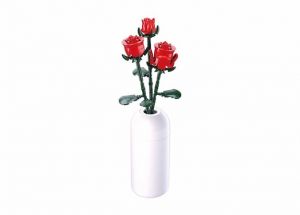 Sluban Flowers M38-B1101-04 Červená růže ve váze