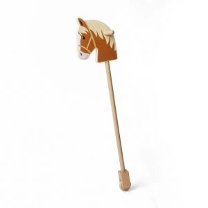 Bigjigs Toys Dřevěný koník na tyči - poškozený obal