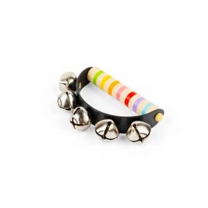 Bigjigs Toys Rolničky s dřevěnou rukojetí
