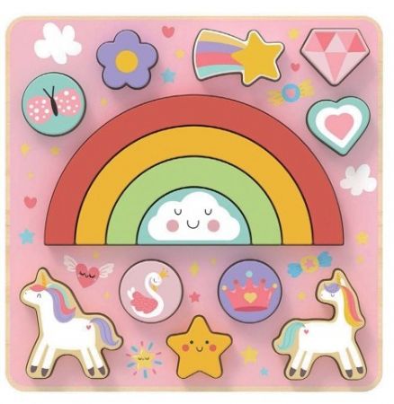 2Kids Toys Balanční puzzle Unicorn 2 v 1