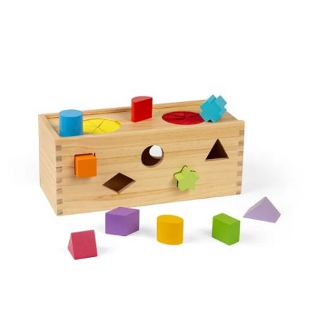 Bigjigs Toys Vkládání a třídění Tajemná krabička