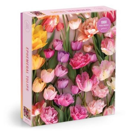 Galison Puzzle Pomíjivé tulipány 1000 dílků
