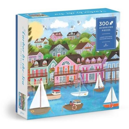Galison Puzzle Přístav u moře Joy Laforme 300 dílků