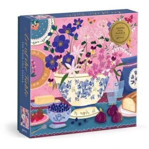 Galison Fóliové puzzle Joy Laforme Umění stolování 500 dílků
