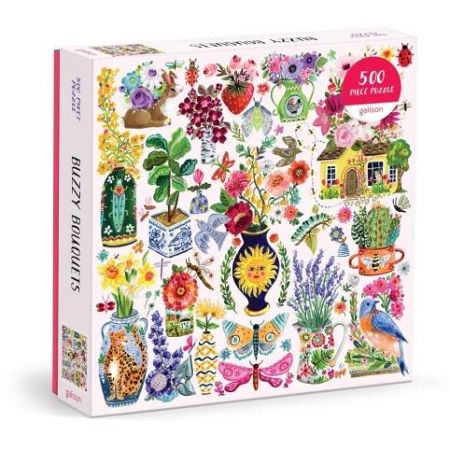 Galison Puzzle Květiny plné života 500 dílků