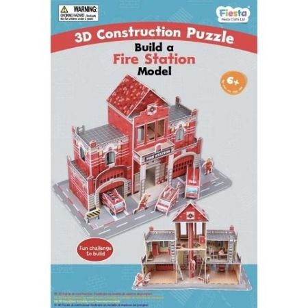Fiesta Crafts 3D skládačka Hasičská stanice