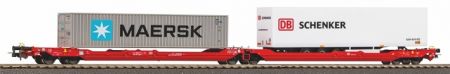 Piko Kontejnerový vagón T3000e s 1 návěsem PNO a 1 40' kontejnerem Maersk - 24619