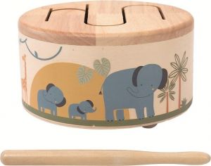 2Kids Toys Dřevěný bubínek Safari