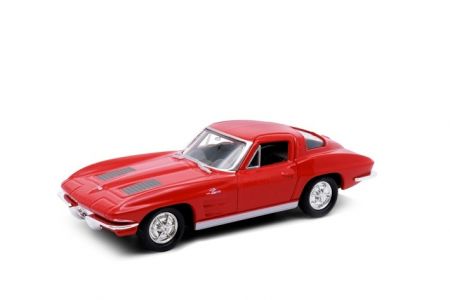 Welly 1963 Chevrolet Corvette 1:34 černý