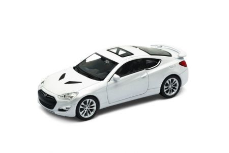 Welly Hyundai Genesis II Coupe 1:34 červený