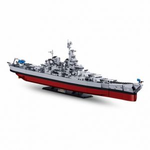 Sluban Model Bricks M38-B1291 Bitevní loď USS Missouri 1:350