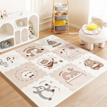 2Kids Toys Podložka na hraní Zvířecí párty 9 dílů