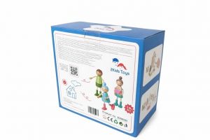 2Kids Toys Sada nábytku s rodinou 5 v 1