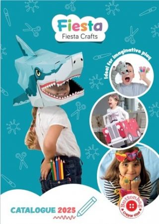 Fiesta Crafts Katalog 2025 v anglickém jazyce