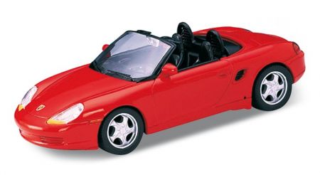 Welly Porsche Boxter 1:34 červené