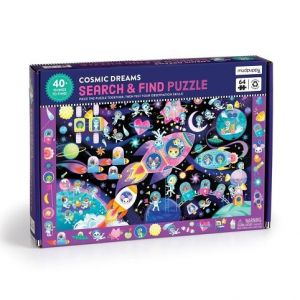 Mudpuppy Puzzle Hledej a najdi Vesmírné sny 64 dílků - poškozený obal