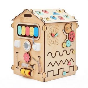BusyKids Activity board Domeček přírodní