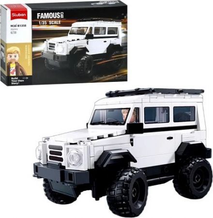 Sluban Model Bricks M38-B1358 G-Klasse Geländewagen im Maßstab 1:35