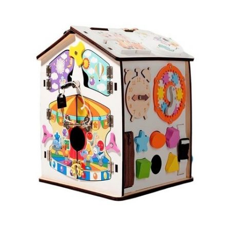 2Kids Toys Activity board Domeček bílý