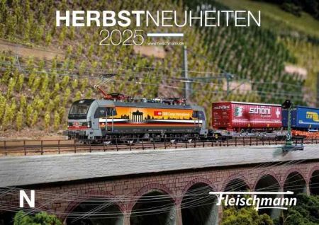 Fleischmann Katalog novinek podzim 2025 v německém jazyce
