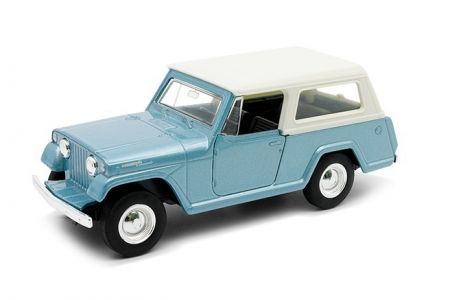 Welly 1967 Jeep Jeepster Commando Station Wagon model 1:34 žlutý