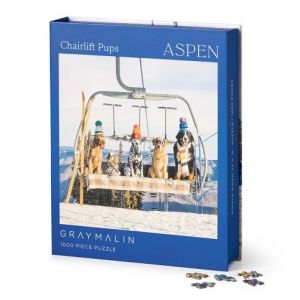 Galison Puzzle Psi v Aspenu Gray Malin 1000 dílků