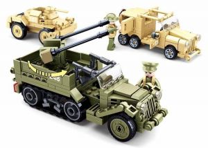 Sluban Army M38-B0812 Vojenská vozidla - poškozený obal