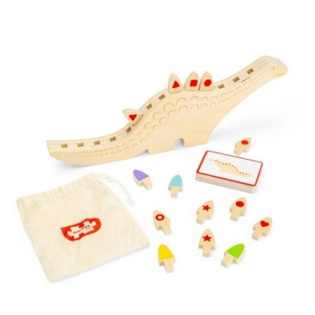 Bigjigs Toys Dřevěná třídící hra Dinosaurus