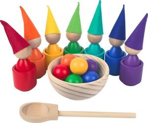 2Kids Toys Duhové panenky s míčky 7 barev - poškozený obal