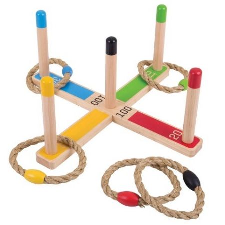 Bigjigs Toys Házení kruhů - poškozený obal