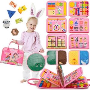 2Kids Toys Senzorická busy kniha Jednorožec 4