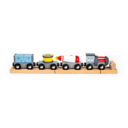 Bigjigs Rail Dřevěný vesmírný vláček